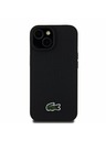 Lacoste Lacoste Iconic Petit Pique Woven Logo Magsafe Zadnji Ovoj za iPhone 15 Black