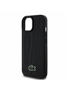Lacoste Lacoste Iconic Petit Pique Woven Logo Magsafe Zadnji Ovoj za iPhone 15 Black