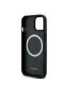 Lacoste Lacoste Iconic Petit Pique Woven Logo Magsafe Zadnji Ovoj za iPhone 15 Black