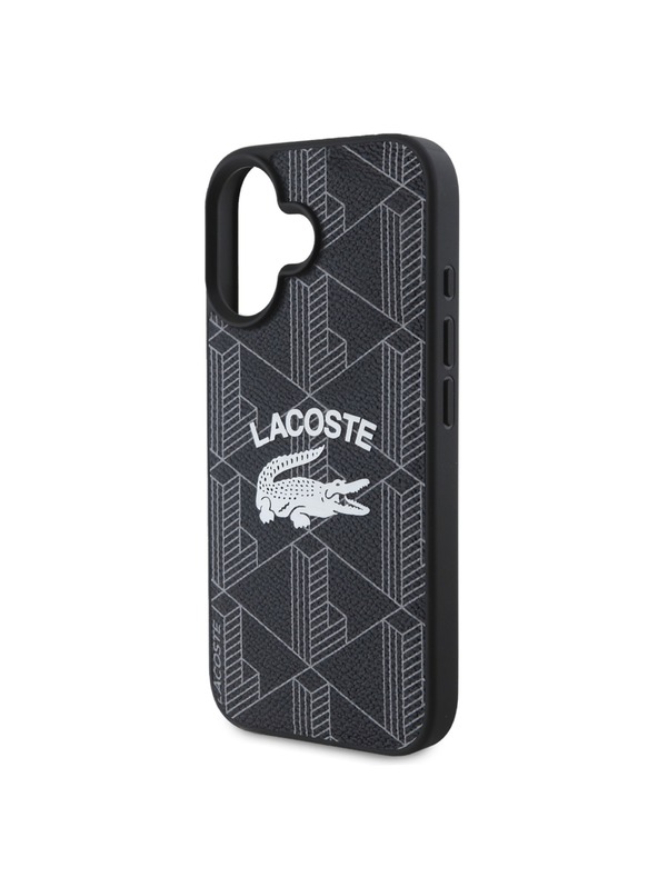 Lacoste Lacoste Blend Monogram MagSafe Zadnji Ovoj za iPhone 16 Black