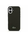 Lacoste Lacoste PVC Iconic Petit Pique Metal Logo MagSafe Zadnji Ovoj za iPhone 16 Black