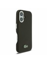 Lacoste Lacoste PVC Iconic Petit Pique Metal Logo MagSafe Zadnji Ovoj za iPhone 16 Black