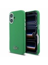 Lacoste Lacoste PVC Iconic Petit Pique Metal Logo MagSafe Zadnji Ovoj za iPhone 16 Estragon Green