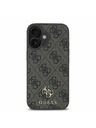 Guess Guess PU 4G Small Metal Logo MagSafe Zadnji Ovoj za iPhone 16 Plus Brown