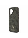 Guess Guess PU 4G Small Metal Logo MagSafe Zadnji Ovoj za iPhone 16 Plus Brown