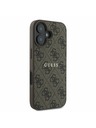 Guess Guess PU 4G Classic Logo MagSafe Zadnji Ovoj za iPhone 16 Plus Brown