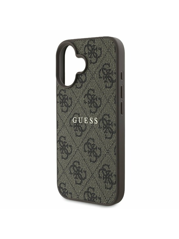Guess Guess PU 4G Classic Logo MagSafe Zadnji Ovoj za iPhone 16 Plus Brown