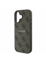 Guess Guess PU 4G Classic Logo MagSafe Zadnji Ovoj za iPhone 16 Plus Brown