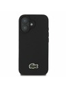 Lacoste Lacoste Iconic Petit Pique Woven Logo MagSafe Zadnji Ovoj za iPhone 16 Plus Black