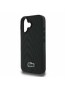 Lacoste Lacoste Iconic Petit Pique Woven Logo MagSafe Zadnji Ovoj za iPhone 16 Plus Black