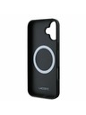 Lacoste Lacoste Iconic Petit Pique Woven Logo MagSafe Zadnji Ovoj za iPhone 16 Plus Black