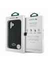 Lacoste Lacoste Iconic Petit Pique Woven Logo MagSafe Zadnji Ovoj za iPhone 16 Plus Black