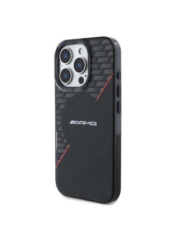 AMG AMG Rhombs MagSafe Zadnji Ovoj za iPhone 16 Pro Black/Red