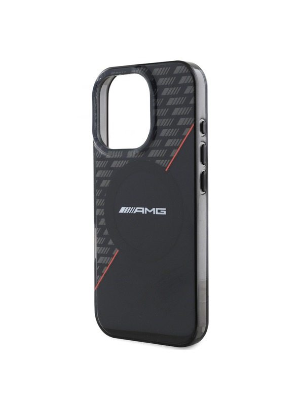 AMG AMG Rhombs MagSafe Zadnji Ovoj za iPhone 16 Pro Black/Red