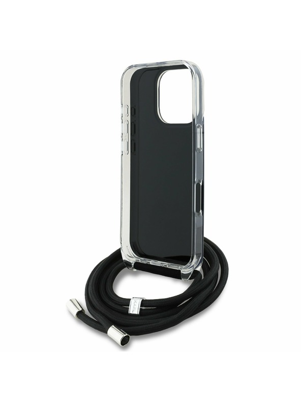 Karl Lagerfeld Karl Lagerfeld IML Crossbody K&CH Heads Zadnji Ovoj za iPhone 16 Pro Black