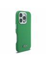 Lacoste Lacoste PVC Iconic Petit Pique Metal Logo MagSafe Zadnji Ovoj za iPhone 16 Pro Estragon Green