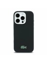 Lacoste Lacoste PVC Iconic Petit Pique Metal Logo MagSafe Zadnji Ovoj za iPhone 16 Pro Black