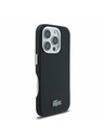 Lacoste Lacoste PVC Iconic Petit Pique Metal Logo MagSafe Zadnji Ovoj za iPhone 16 Pro Black