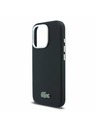 Lacoste Lacoste PVC Iconic Petit Pique Metal Logo MagSafe Zadnji Ovoj za iPhone 16 Pro Black