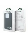 Lacoste Lacoste PVC Iconic Petit Pique Metal Logo MagSafe Zadnji Ovoj za iPhone 16 Pro Black