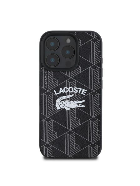 Lacoste Lacoste Blend Monogram MagSafe Zadnji Ovoj za iPhone 16 Pro Black