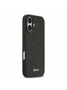 DKNY DKNY PU Leather Grid Pattern Magsafe Zadnji Ovoj za iPhone 17 Black