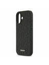 DKNY DKNY PU Leather Grid Pattern Magsafe Zadnji Ovoj za iPhone 17 Black