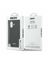 DKNY DKNY PU Leather Grid Pattern Magsafe Zadnji Ovoj za iPhone 17 Black