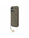 Guess Guess 4G Charm MagSafe Zadnji Ovoj za iPhone 17 Tone on Tone Brown