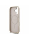 Guess Guess PU Leather Triangle Logo MagSafe Zadnji Ovoj za iPhone 17 Pink