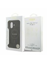 Guess Guess PU Leather 4G Colored Ring MagSafe Zadnji Ovoj za iPhone 17 Black
