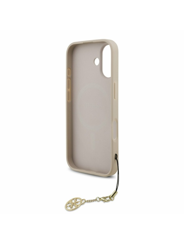 Guess Guess 4G Charm MagSafe Zadnji ovoj za iPhone 17 Tone on Tone Pink