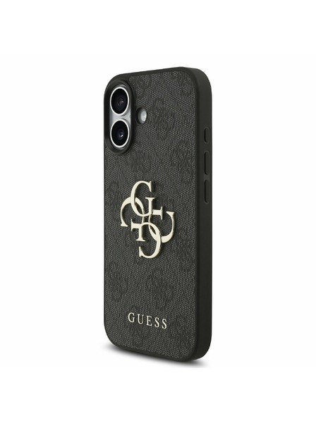 Guess Guess PU 4G Metal Logo Strap Zadnji ovoj za iPhone 17 Black