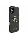 Guess Guess PU 4G Metal Logo Strap Zadnji ovoj za iPhone 17 Black