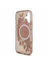 Guess Guess IML Flowers Strap MagSafe Zadnji ovoj za iPhone 17 Pink