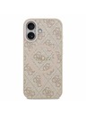 Guess Guess PU Leather 4G Colored Ring MagSafe Zadnji ovoj za iPhone 17 Pink