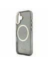 Guess Guess IML Glitter Script Strap MagSafe Zadnji ovoj za iPhone 17 Black