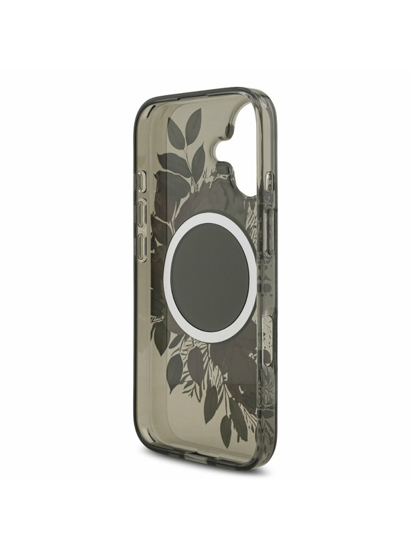 Guess Guess IML Flowers Strap MagSafe Zadnji ovoj za iPhone 17 Black