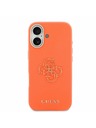 Guess Guess PU Resin Logo Zadnji ovoj za iPhone 17 Orange