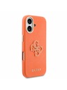 Guess Guess PU Resin Logo Zadnji ovoj za iPhone 17 Orange