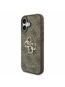 Guess Guess PU 4G Metal Logo Zadnji ovoj za iPhone 17 Brown