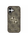 Guess Guess PU 4G Metal Logo Zadnji ovoj za iPhone 17 Brown