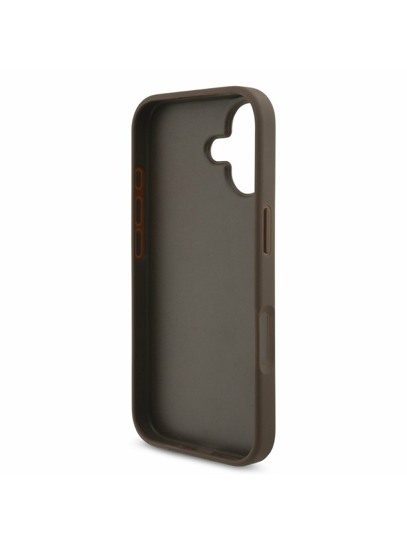 Guess Guess PU 4G Metal Logo Zadnji ovoj za iPhone 17 Brown