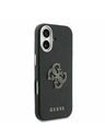 Guess Guess PU Resin Logo Zadnji ovoj za iPhone 17 Black