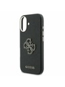Guess Guess PU Resin Logo Zadnji ovoj za iPhone 17 Black