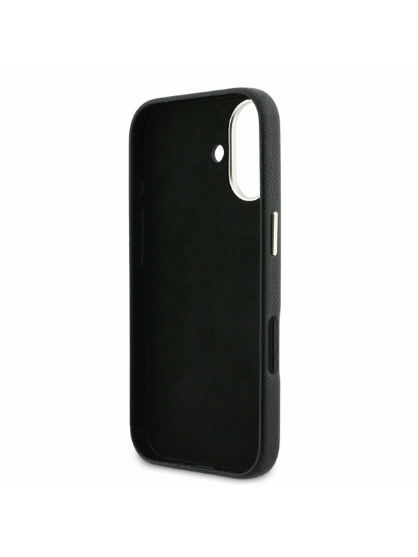 Guess Guess PU Resin Logo Zadnji ovoj za iPhone 17 Black