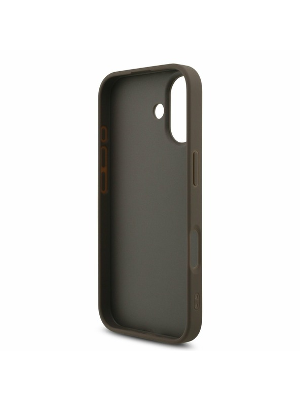 Guess Guess PU 4G Metal Logo Strap Zadnji ovoj za iPhone 17 Brown