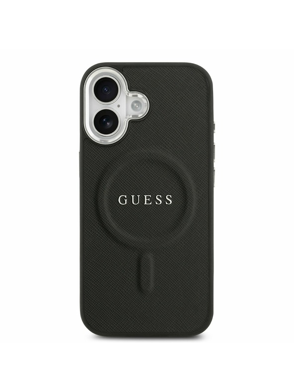 Guess Guess PU Saffiano MagSafe Zadnji ovoj za iPhone 17 Black