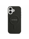 Guess Guess PU Saffiano MagSafe Zadnji ovoj za iPhone 17 Black