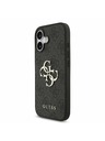 Guess Guess PU 4G Metal Logo Zadnji ovoj za iPhone 17 Grey